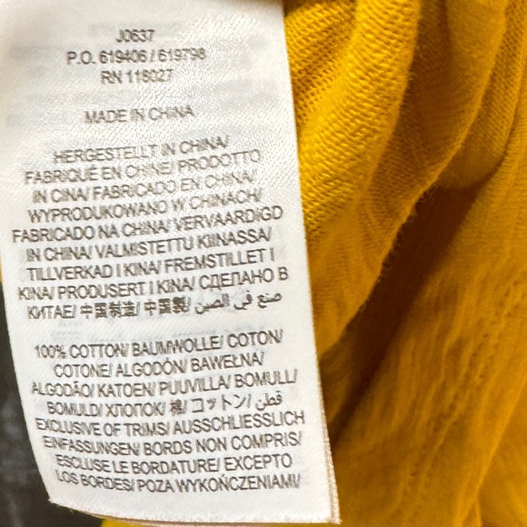 Boden Saskia Jersey Trim Dress Sunshine Marigold Size 8 - Picture 7 of 7